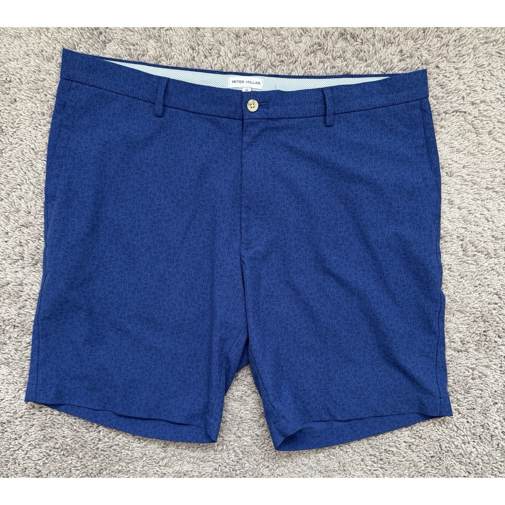 Men's Peter Millar Shorts Salem Performance Cocktail Print Size 38